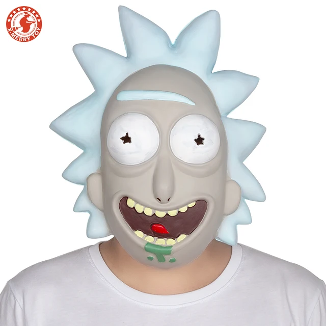Rick And Morty Rick Mask Halloween Men Mask Plastic The Funny Mask PVC ...