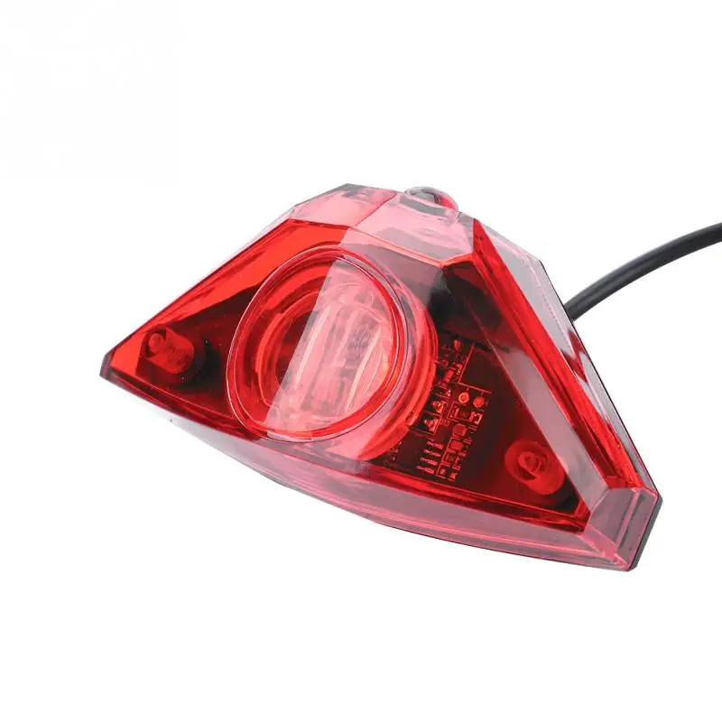 Discount Universal Electric Bike Scooter Rear Tail Safety Light Plastic Warning Brake Lamp Suitable for Scooters etc 3