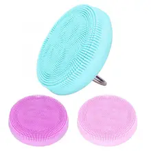 Силиконовая электрическая щетка для чистки кожи, водонепроницаемая машинка для мытья лица, очиститель пор, удаления черных точек