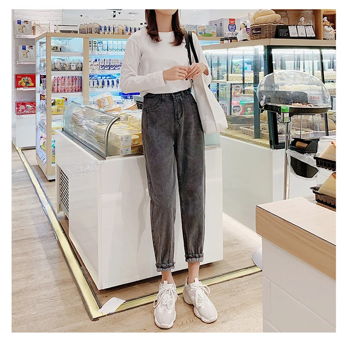 YuooMuoo хорошего качества удобные осенние эластичные джинсы с высокой талией для мам женские 2019 Горячие Джинсы черные из денима брюки джинсы
