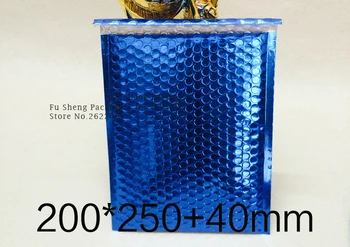 

100pcsBright blue200*250MM Poly Bubble Mailing Mailer Shipping Padded Envelope Bags Black Color Shockproof Courier Bubble mailer