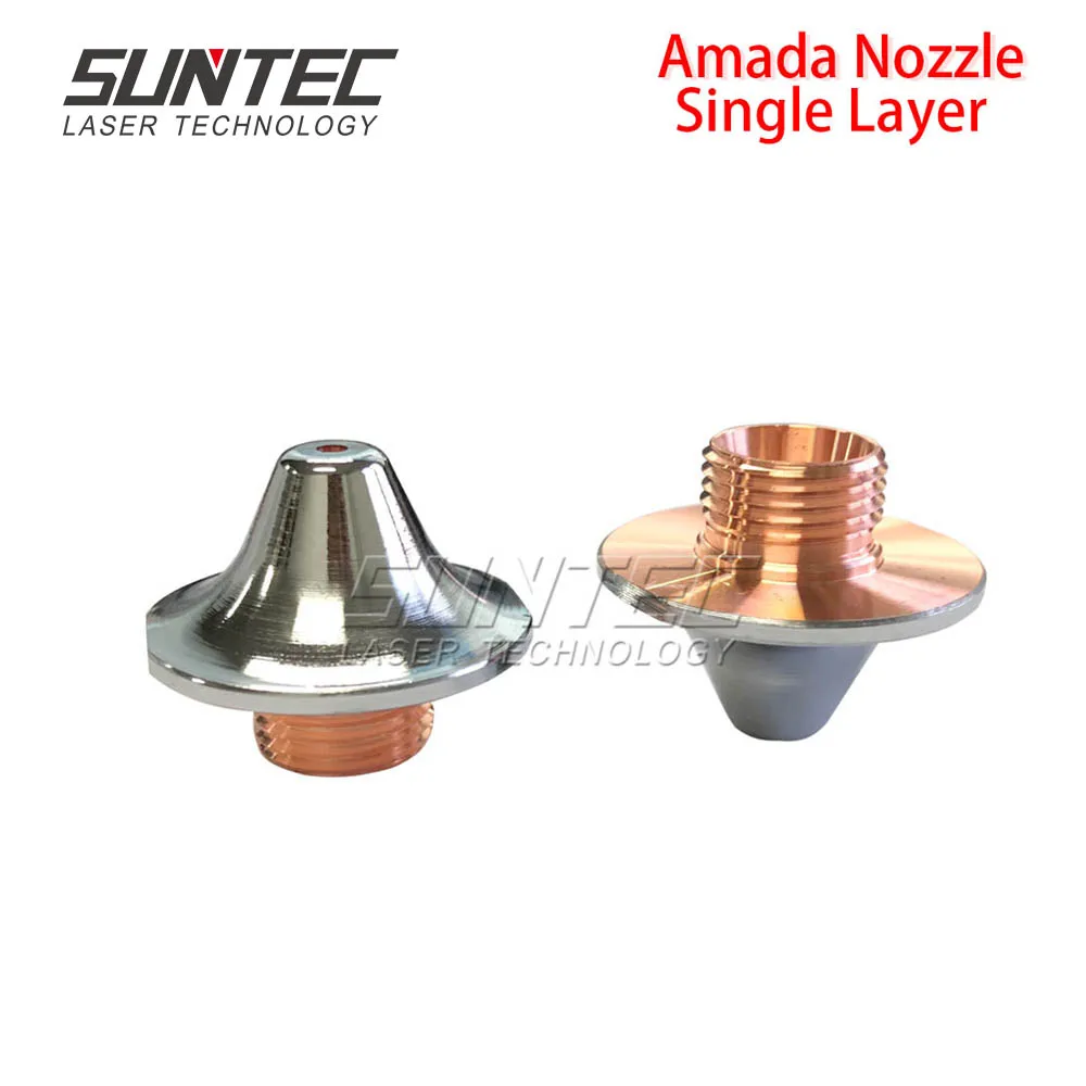 

Suntec Laser 30pcs/lot Amada Laser Nozzles Single or Double Layer 1.0mm to 4.0mm for Amada Laser Cutting Machine