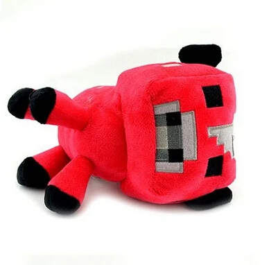 Minecraft lovely Plush Toys MC high quality Stuffed Plush Dolls Minecraft red Mooshroom Animal Cartoon Game toys gift