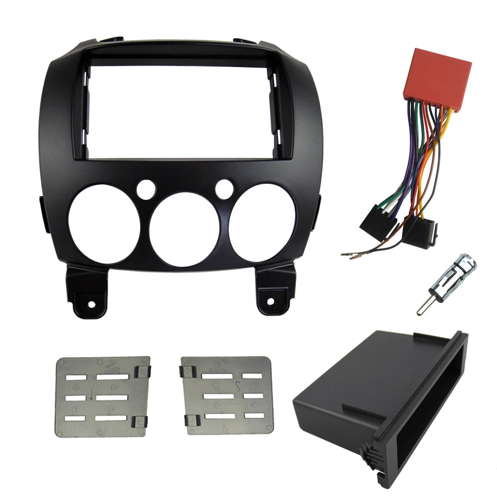 

Single Din/Double Din Car Dash Mount Kit Harness for Mazda 2,Demio 2007+ Stereo Radio DVD Panel Face Plate CD Facia Fascia Trim