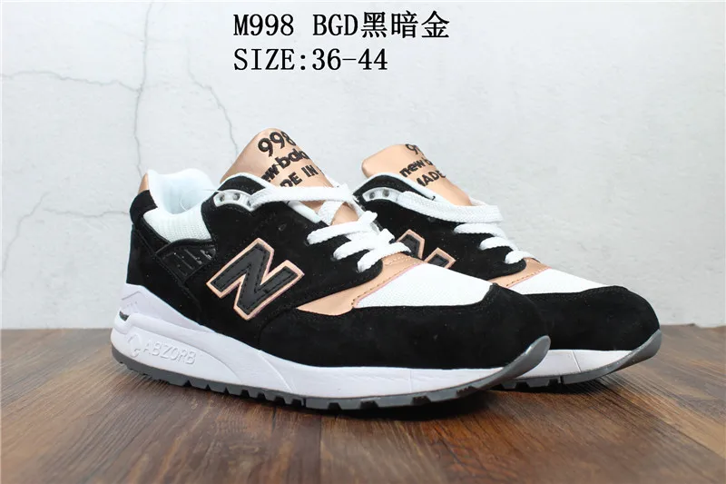 New Balance 998, Ретро Аутентичные мужские/wo мужские кроссовки для бега, дышащие, Nb998, уличная спортивная обувь, кроссовки, европейские размеры 36-44 - Цвет: 1