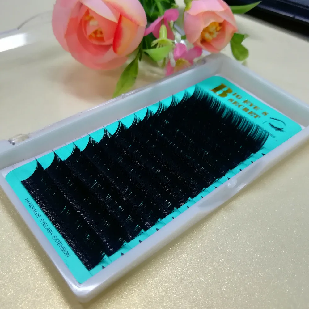 One tray 12 lines Premium наращивание шелковых ресниц индивидуальные накладные норковые