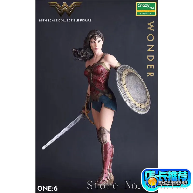 

Crazy Toys Wonder Woman Action Figure 1/6 TH scale painted PVC Figure Collectible Toy 26cm KT4074