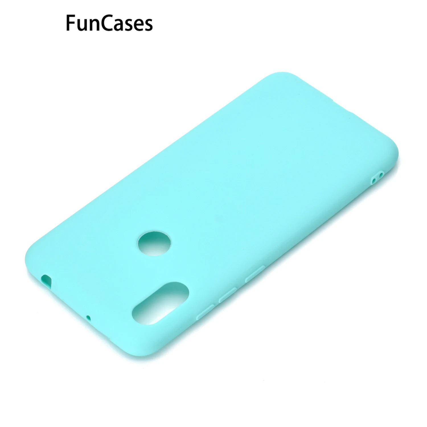 Murni Putih Ponsel Shell untuk Telepon Huawei Y6 2019 Coque Iphone Ponsel S Casa Huawei Capa Kehormatan 8A Bermain Lembut TPU Case