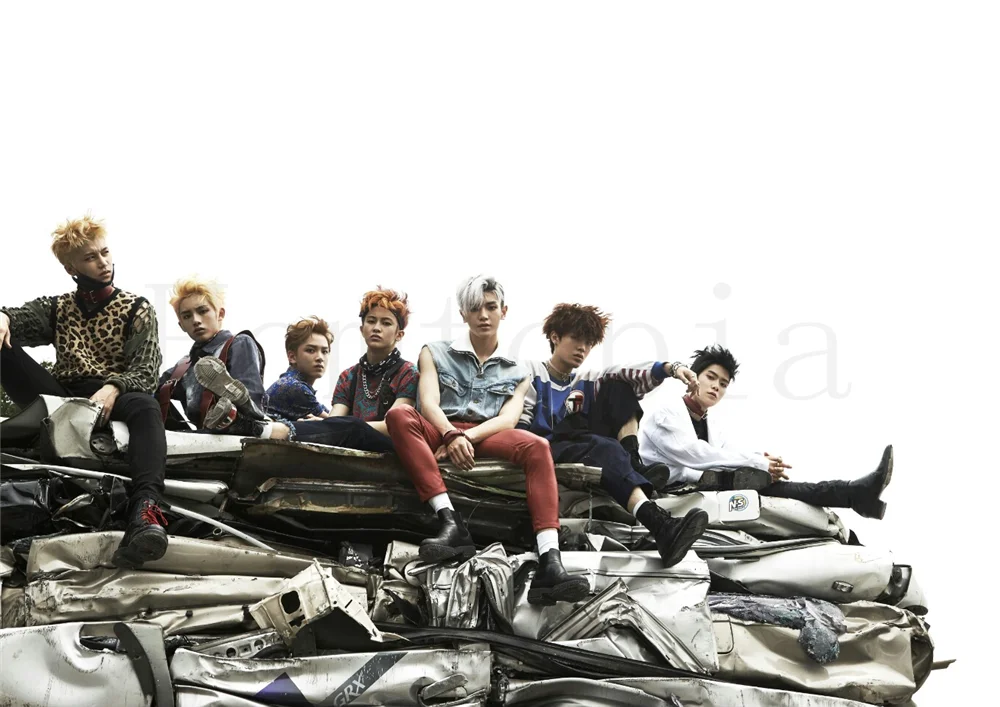NCT K Pop постеры рок музыка настенные наклейки белая бумага с покрытием печать