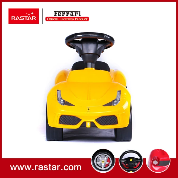 Rastar лицензированный Ferrari 458 футов в пол автомобиль с кожаным сиденьем и звук рога езды на автомобиль игрушка для детей 83500