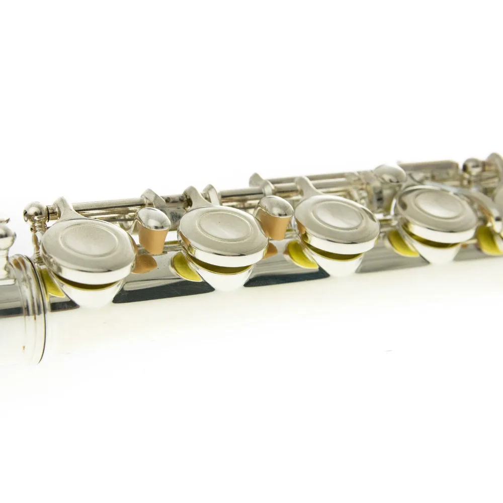 Новая флейта 311H 17 отверстие закрытый GL w/Посеребренная головка, золото особенности студентов поперечный Flauta обтуратор C Ключ с E ключ