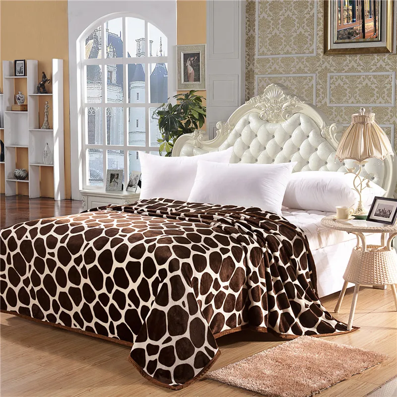 

Blanket Coral Fleece Blanket Throws on Sofa/Bed/Plane Travel Plaids Big Size 230cmx200cm Home textiles