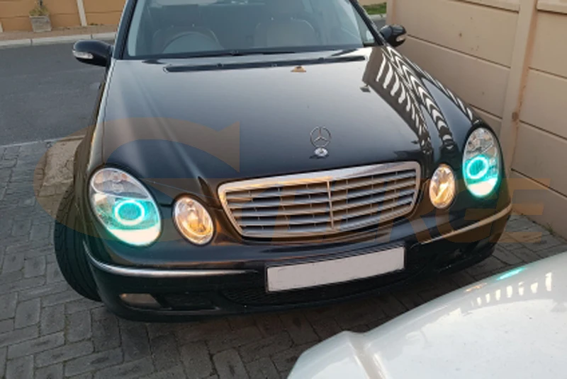 Для Mercedes Benz e class w211 E200 E220 E270 E280 E320 E420 CDI 2003-2009 RF Bluetooth управление многоцветный RGB led angel eyes