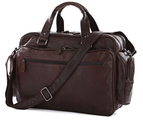 Nesitu Большой Вместительный Винтажный Мужской портфель из натуральной кожи, сумки-мессенджеры, дорожные сумки 15,6 дюймов, сумка для ноутбука# M7150