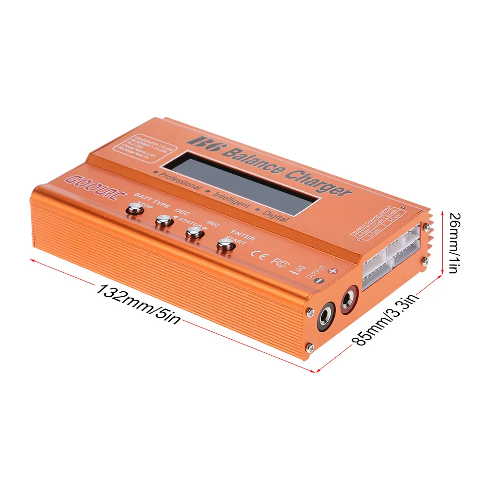 GoolRC B6 Mini Multi-functional Balance Charger Discharger for LiPo Battery Lilon LiFe NiCd NiMh Pb RC Battery RC Car Parts Dron (9)