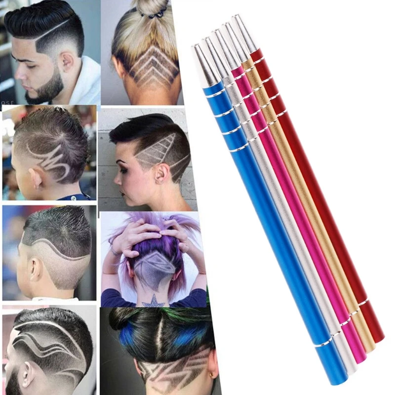 

Pro Engraving Shaver Pen + Tweezer + 10 Blades For Hair Eyebrows Beards Styling