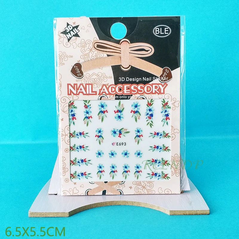 3D etiqueta engomada del clavo todos decoración Flor de hoja de hierba uñas de arte lápiz deslizadores adhesivo consejos manicura secreto de herramientas