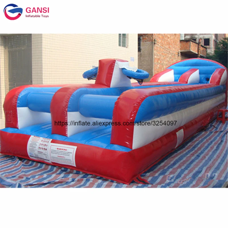 2018 Exciting Inflatable Running Game High Quality 10*3M Inflatable Bungee Run With 2 Lanes