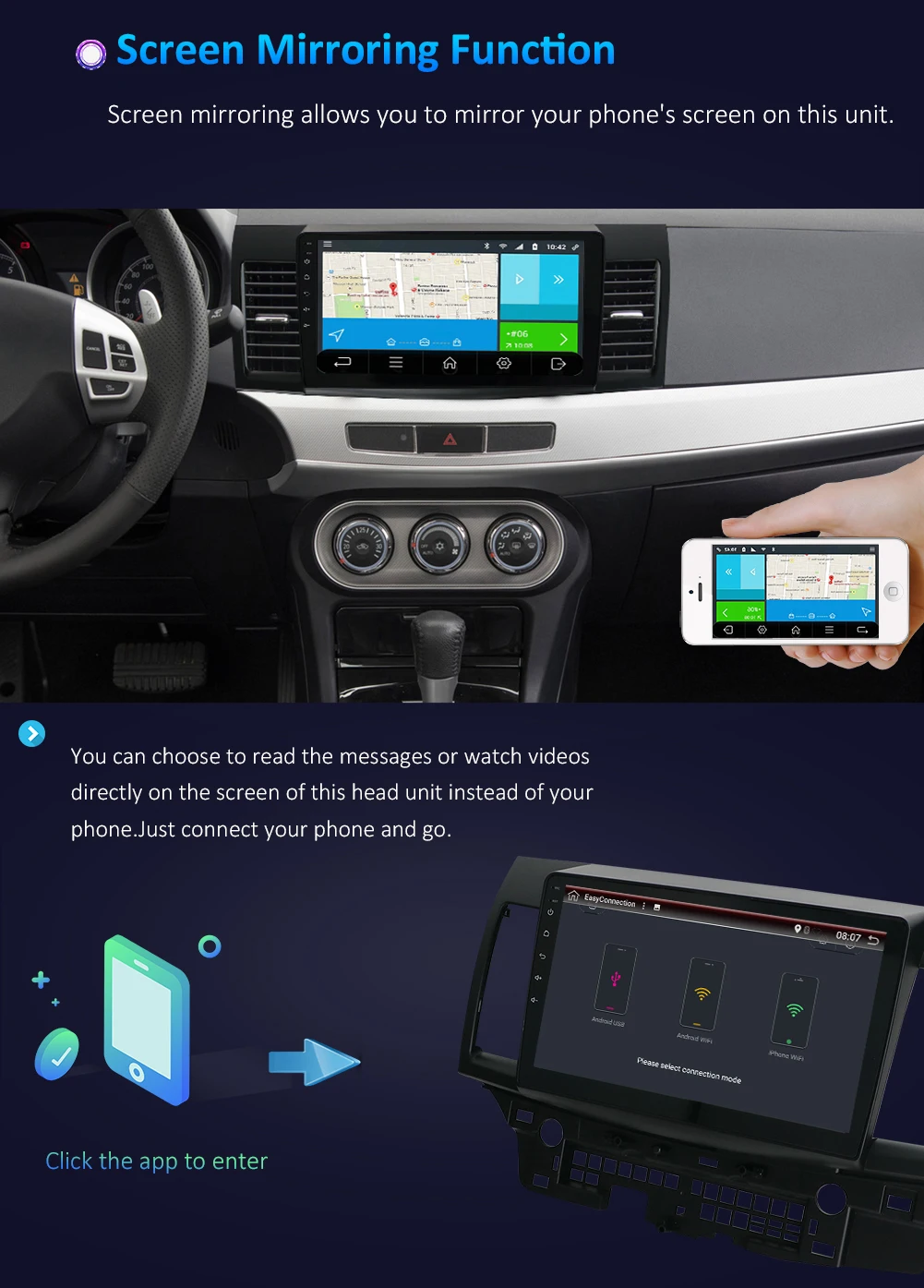 Top 2G/4G RAM Android 9.0 for Mitsubishi Lancer stereo multimedia head unit GPS Radio car radio gps player stereo gps 38