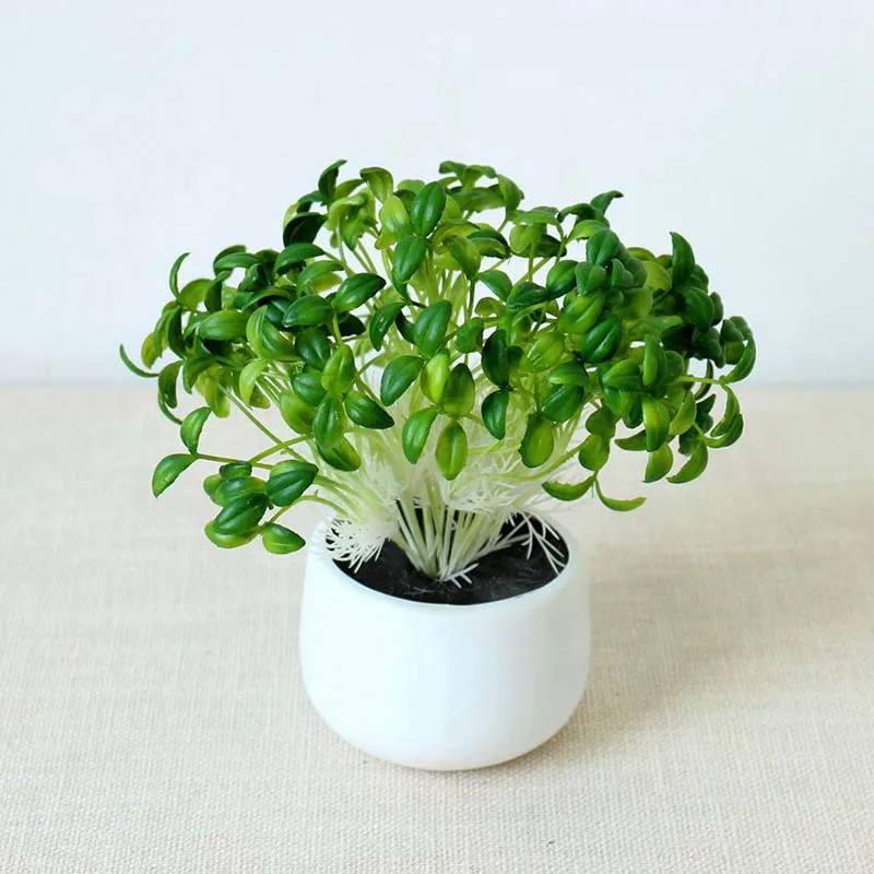 

Simulation 10pcs Plastic Bean Sprouts Plant Wedding Home Vase Garden Arranging Decoration Artificial Flowers