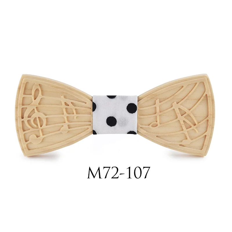 Дизайн, официальный коммерческий деревянный галстук-бабочка, мужской Одноцветный Свадебный галстук-бабочка для мужчин и женщин, Свадебный галстук-бабочка, деревянный галстук - Цвет: A7