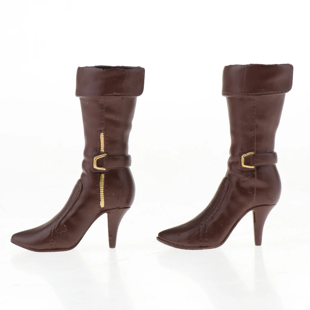 1:6 Scale Fashion High Heel Shoes Boots Model for    Kumik 12