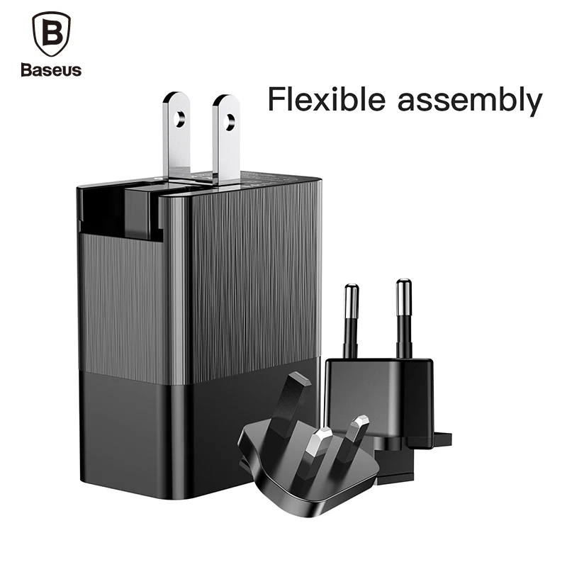 Baseus الاتحاد الأوروبي مقبس من الولايات المتحدة والمملكة المتحدة 3in1 USB شاحن آيفون X سامسونج 2.4A السفر الحائط مهايئ شاحن بروتابلي الهاتف المحمول ... Baseus الاتحاد الأوروبي مقبس من الولايات المتحدة والمملكة المتحدة 3in1 USB شاحن آيفون X سامسونج 2.4A السفر الحائط مهايئ شاحن بروتابلي الهاتف المحمول ...