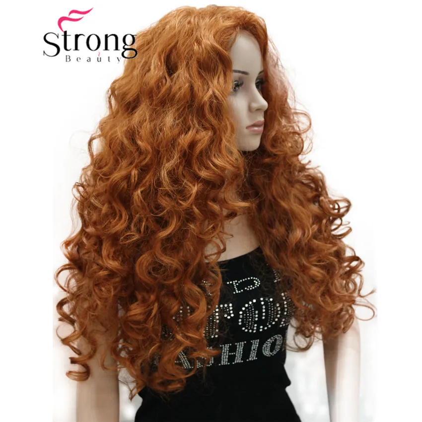 StrongBeauty толстые длинные Слои кудри без части полный синтетический парик женские парики выбор цвета