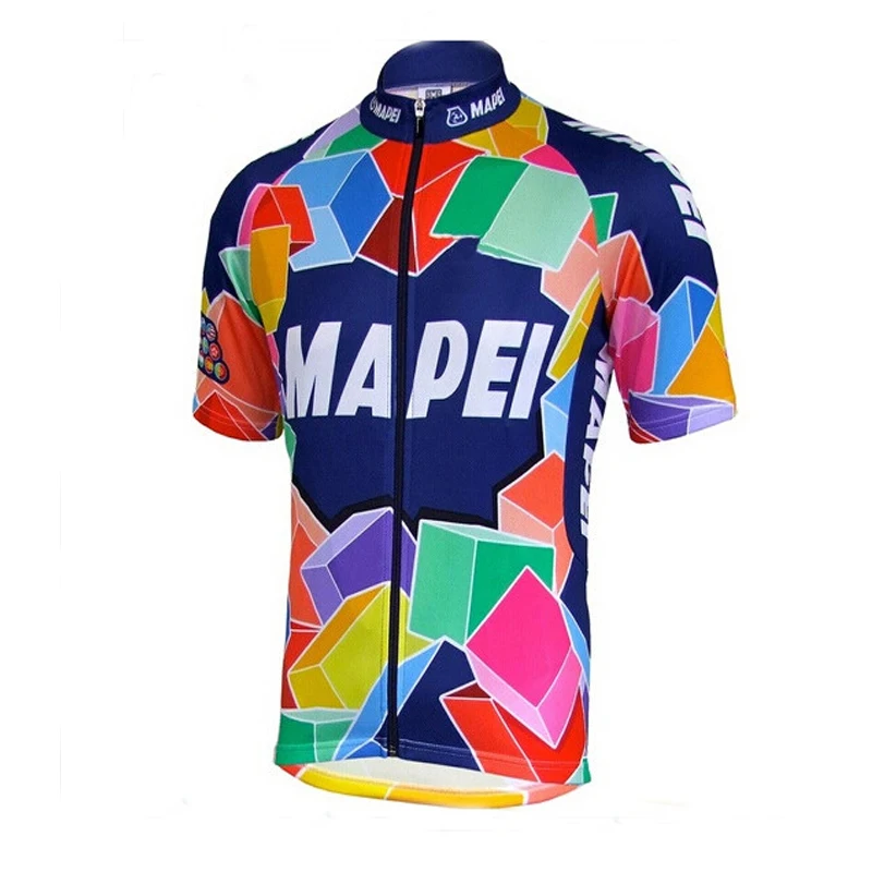 Мужской короткий рукав MAPEI Велоспорт Джерси ropa Ciclismo летняя велосипедная одежда для велоспорта MTB Дорога Горный Джерси