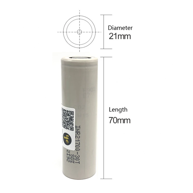 2019 новый оригинальный 30T 3000mAh 3 7 V 21700 батарея литий ионный аккумулятор