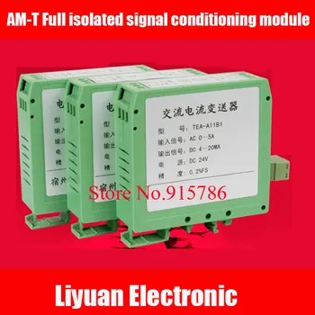 

AM-T Full isolated signal conditioning module / 4-20mA signal isolator / 1 into 1 out voltage current transmitter 0-5V 10V