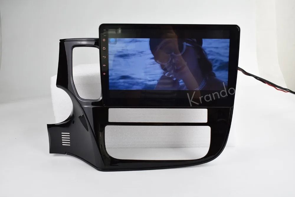 Best Krando Android 8.1 10.1" IPS Full touch car multimedia player for MITSUBISHI Outlander 2014- 2017 GPS navigation system BT 2