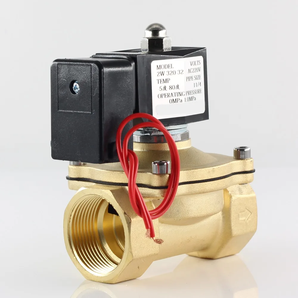 AC220V DC12V DC24V нормально закрытый энергосберегающий электромагнитный клапан IP65