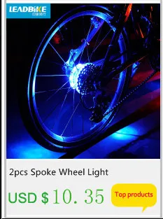 Перезаряжаемые велосипедные светодиодные фонари Передние Задние велосипедные ступицы спицы украшения MTB светильник водонепроницаемый Предупреждение Велосипедное колесо лампа