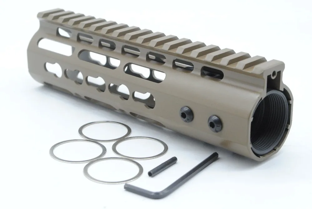 TriRock " дюймовая длина Keymod Handguard Rail Slim Free Float Picatinny система крепления подходит для винтовки 223/5,56 7 цветов