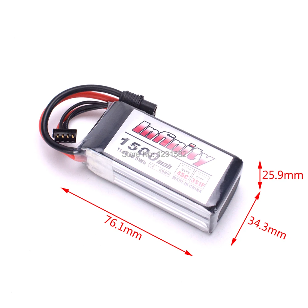 infinity 1500mah 45C 3s battery (3)