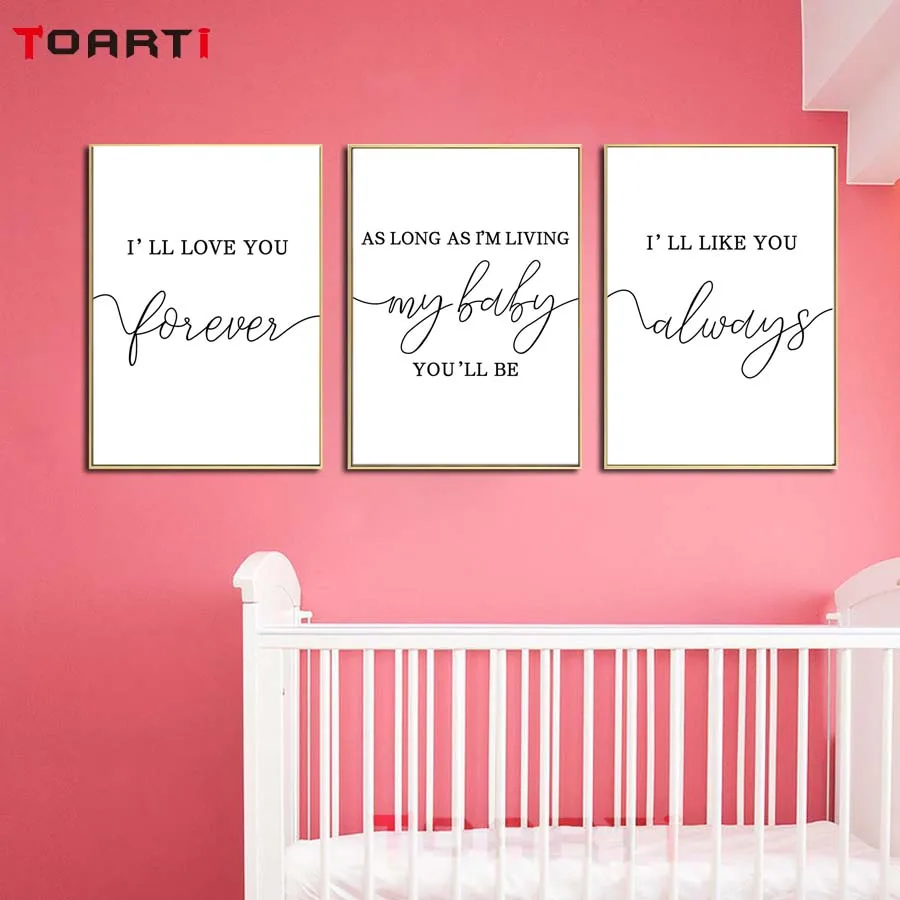 A4 Print Poster Picture You Are So Loved Typography Nursery Baby Child Quote