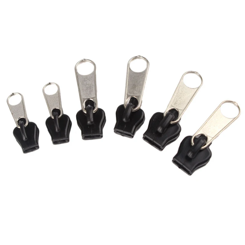 

6PCS Zipper Repair Kit Zipper Fixer Slider Outdoor Replacement Pack Zipper Pack Fixer