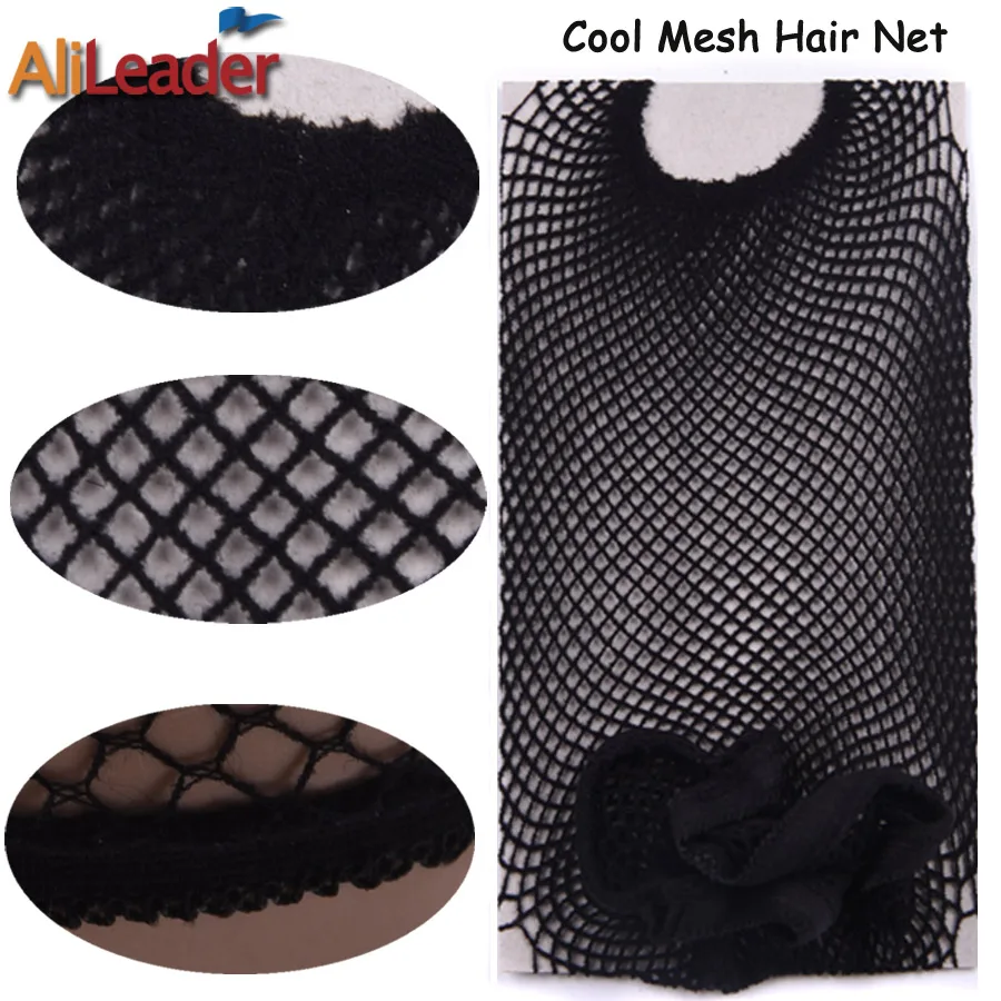 Hot sell Ladies Elastic Wig Caps Hair Style Elastic Stocking Wig Liner Hairnet Snood Nylon Stretch Weaving Mesh Net Fishnet