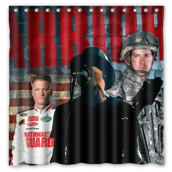 

180x180cm Waterproof Fabric Kid Rock Mildew Proof Shower Curtain Bathroom Curtains Free Shipping