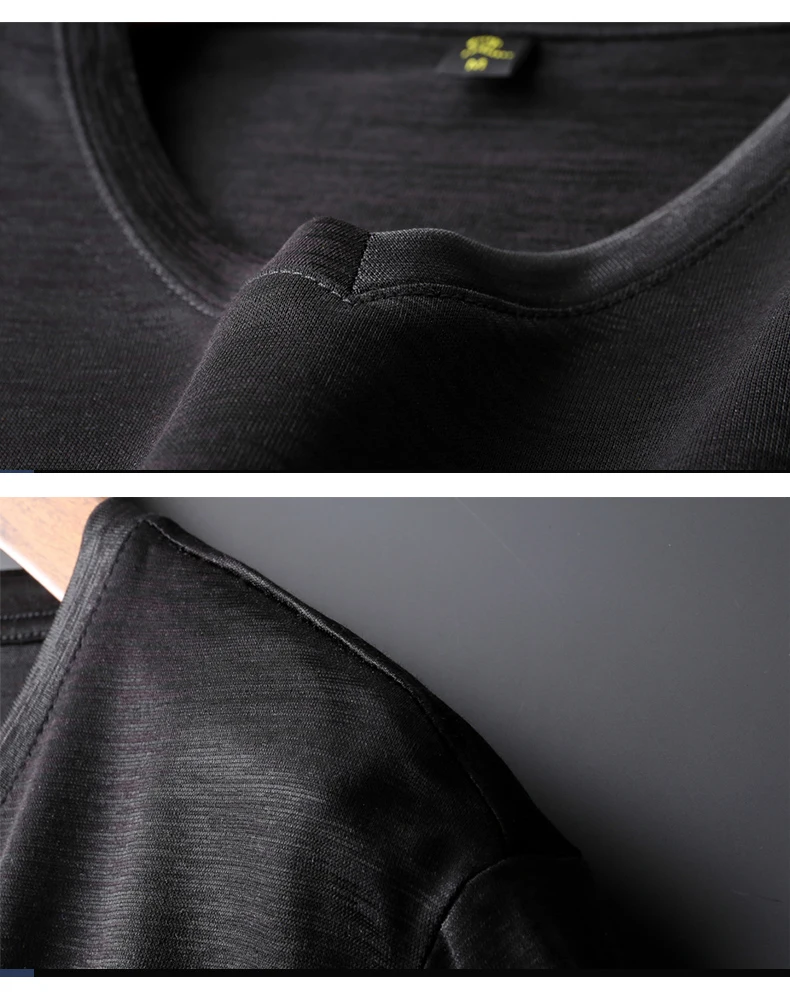 Modal Cool shirt 2018 short sleeve t shirt men fashion brand design Mercerized cotton T-shirt male quality Soft tshirts o-neck (10)