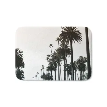 

Los Angeles Bath Mat Mats Welcome Home Entrance Door Floor Flannel Rug