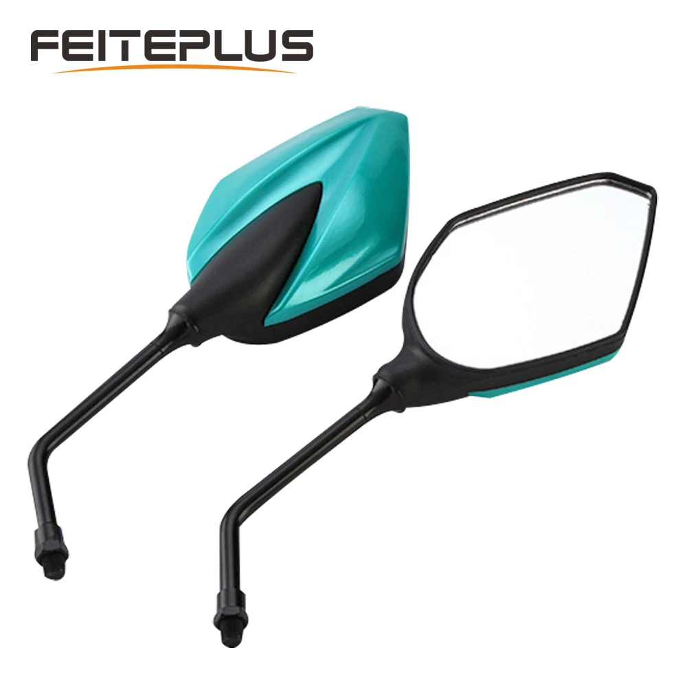 

Aluminum alloy Motorcycle Handlebar Rearview Mirrors With Turn Signal Ligth Electric Vehicle Wide Angle Left Right Side Mirror