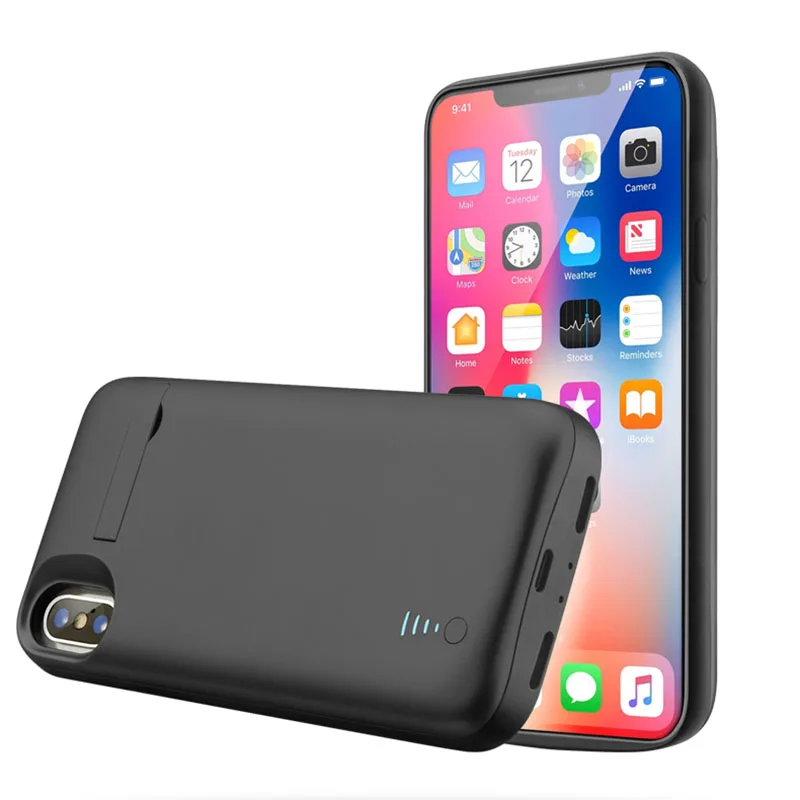Чехол для IPhone X с универсальным зарядным устройством 5000 мАч аудиовыходом
