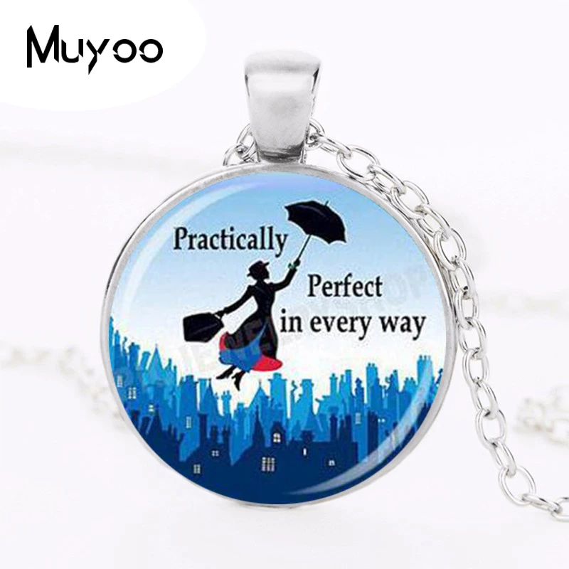 

Mary poppins fantasy girl image necklace necklace handmade jewelry HZ1