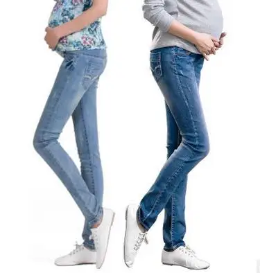 Джинсы для беременных, беременности и родам штаны для беременных Для женщин обтягивающие, для беременных, штаны из джинсовой ткани для беременных Костюмы для лета большие Размеры XXXL