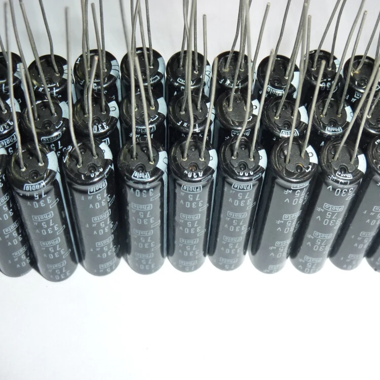 5pcs Nippon Photo Flash PH capacitor 330V75uf 330V 9x33mm