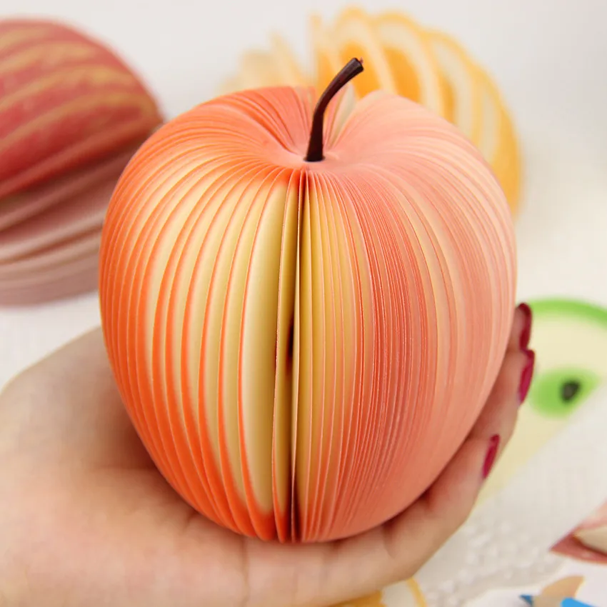 

1pc Kawaii Apple Memo Pads Sticky Paper Scrapbooking Home Post It Note Sticker Creative School Office Supply Stationery Bookmark