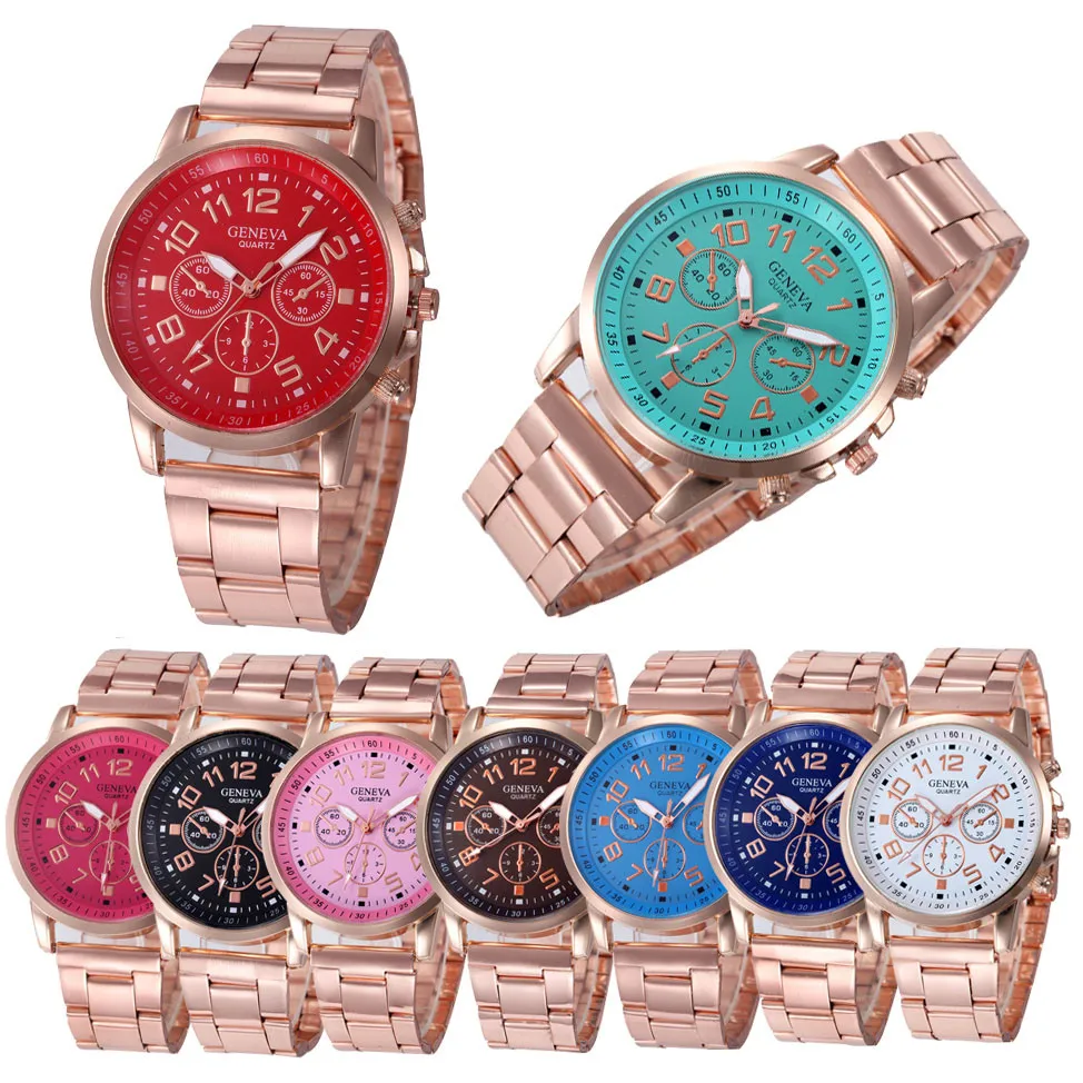 

Watch women elegant ladies fashion and simple design new pattern 2019 Stainless Steel Sport Quartz Hour Wrist Analog Watch#N7