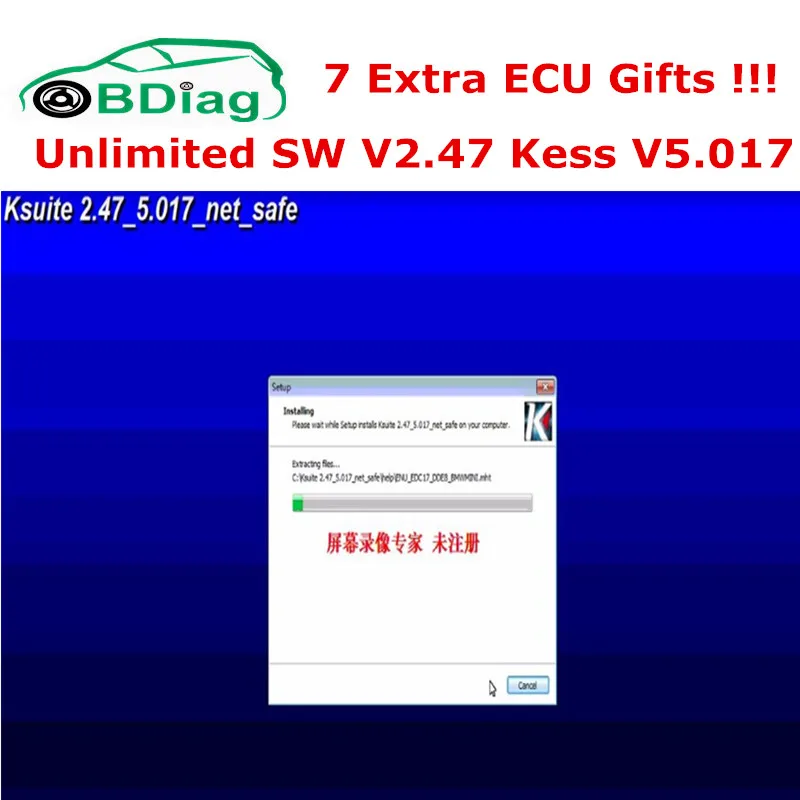 

No Tokens Limited SW V2.47 Kess V5.017 ECU Programmer Kess V2 Master OBD2 Manager Tuning Kit 5.017 2.47 Ktag V7.020 K Tag 7.020